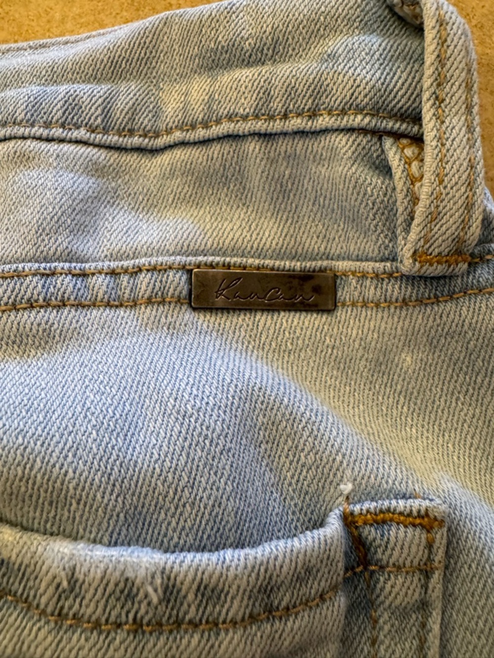 KanCan Light Blue Distressed Boyfriend Jeans - Picture 5 of 8
